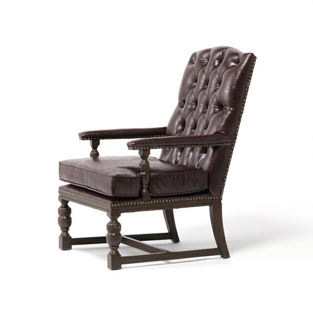 チェア アームチェア イス 椅子 いす アンティーク調 チェスター