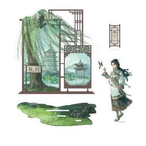 ☆ 鬼滅の刃 吾峠呼世晴 原画展 中高一貫 キメツ学園物語 名札 バッジ