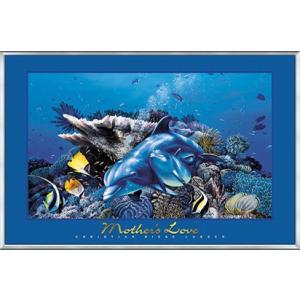 クリスチャン・ラッセン-母の愛(630×935×6.5mm) アートポスター