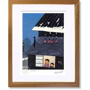 絵画 谷内六郎 （たにうちろくろう）・紙ふうせん 版画 インテリア