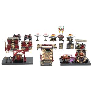 アウトレット品 雛道具お道具セット 九品 45号 お雛道具揃 前盛上 掛膳