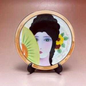 ノリタケ オールドノリタケ 風景画 プレート ハンドペイント