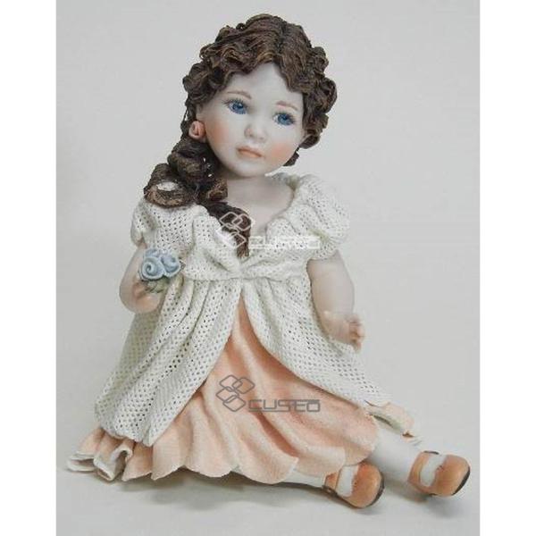 陶器人形 女の子 西洋陶器 インテリア オブジェ イタリア人形 イタリア