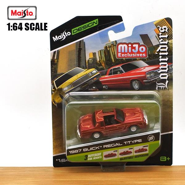 マイスト 1/64 ミニカー 1987 BUICK REGALT TYPE レッド 1987