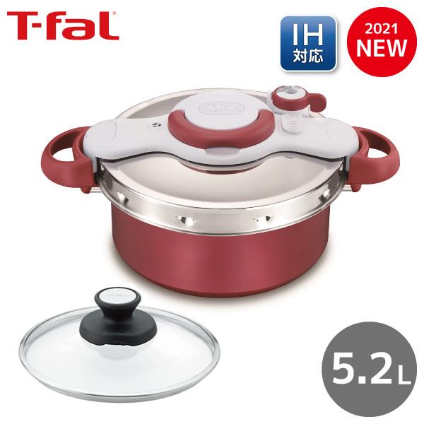 T-fal（ティファール） 圧力鍋 クリプソ ミニット デュオ ルージュ 5.2