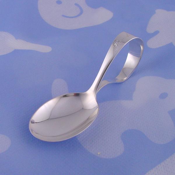 銀製 曲型無地ベビースプーン : シルバーオオノヤフー店 - 通販