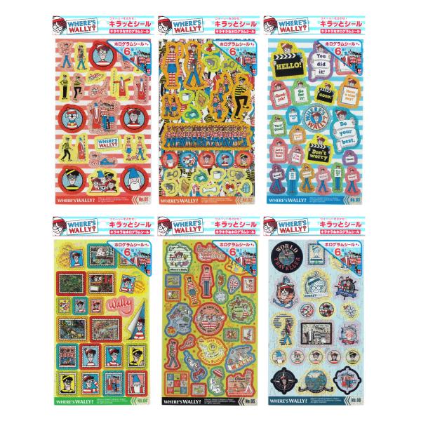 シール ステッカー 尾上萬 ONOEMAN ウォーリーを探せ キラッとシール