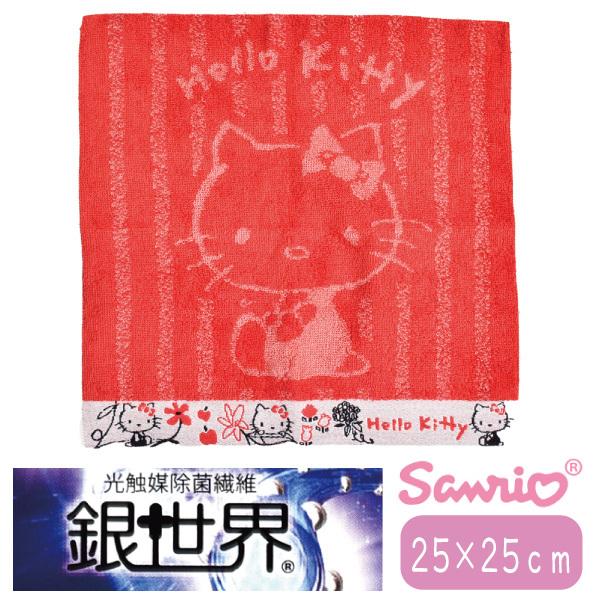 東洋紡 ハローキティ ハンカチ 銀世界 サンリオ 除菌 抗菌 防臭 光触媒