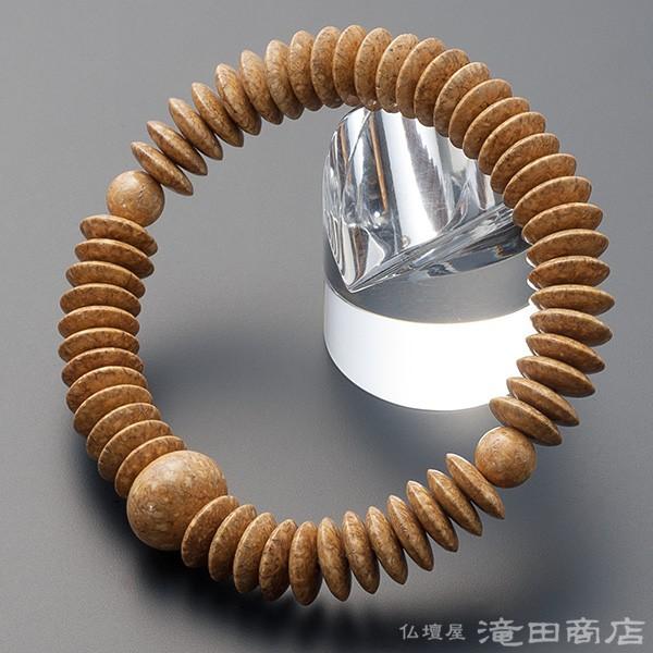 仏壇屋 滝田商店 腕輪念珠 数珠 ブレスレット 天竺菩提樹 平玉 54玉