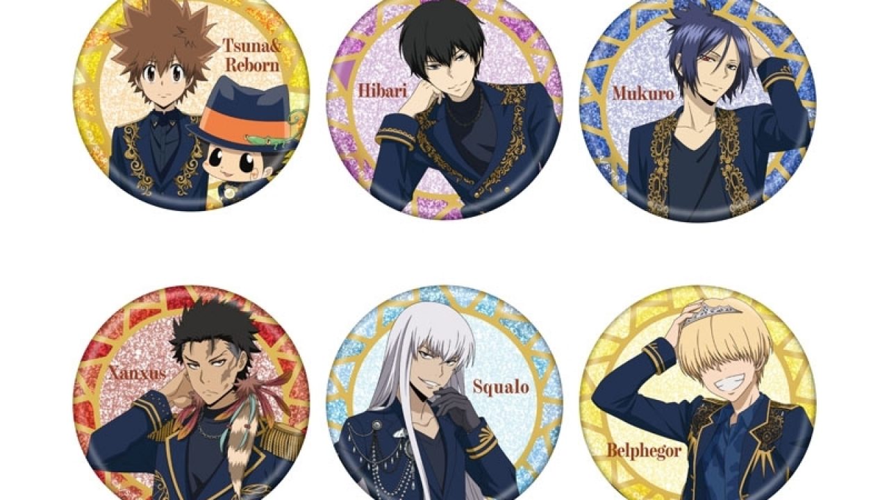 家庭教師ヒットマンREBORN! トレーディング缶バッジ 雨濡れ ノーマル