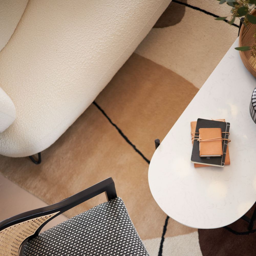 廃番】レイヤード 128x55cm ローテーブル/ コーヒーテーブル - ロー