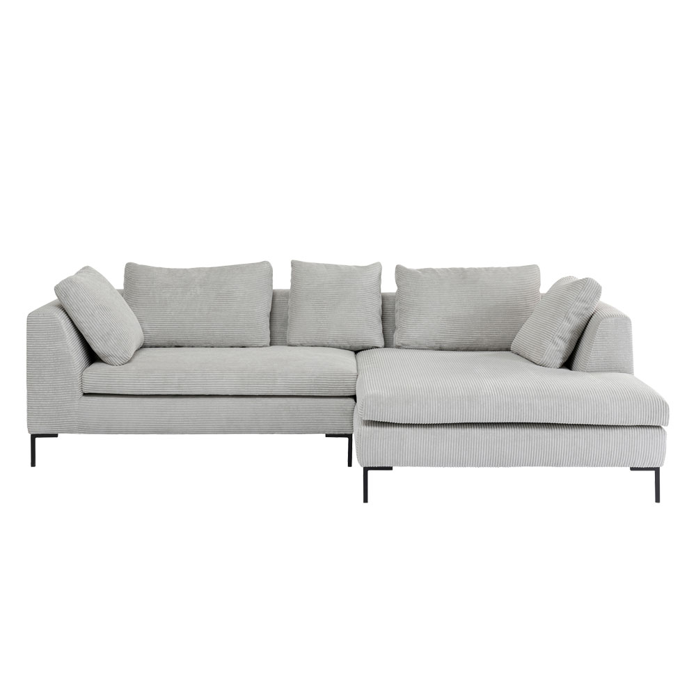 ジャンニ コードグレー コーナーソファ(ライト) - L型ソファー