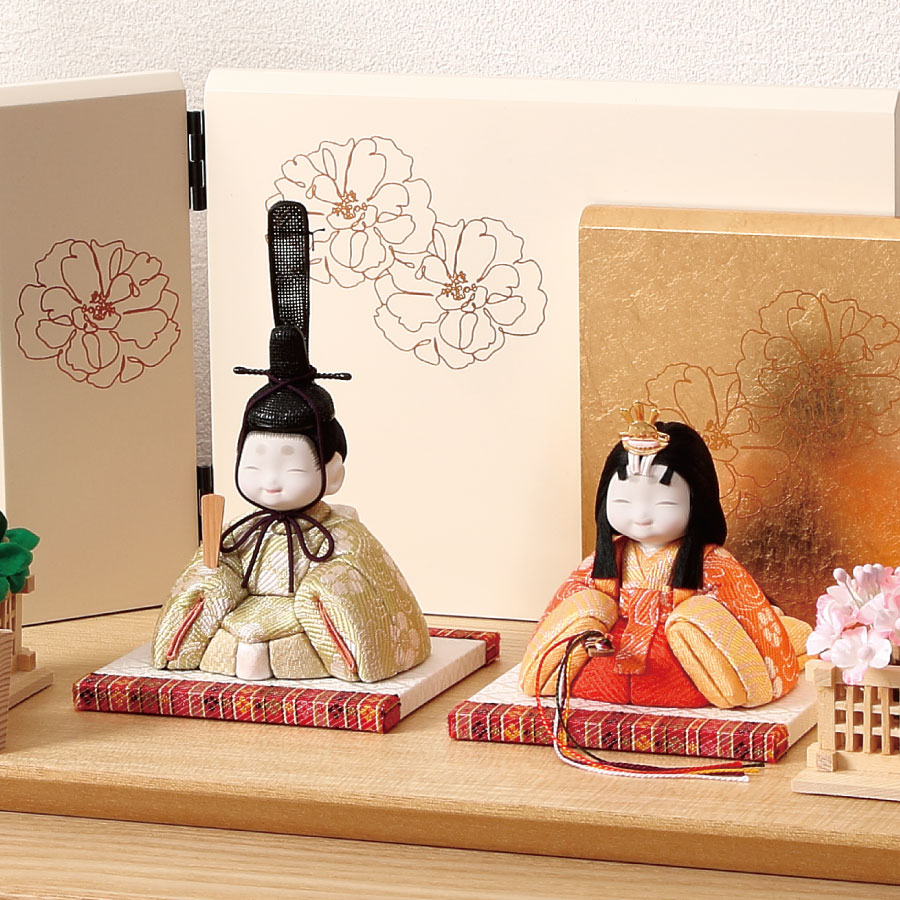 人形の田辺 / 【真多呂】木目込雛人形 くるみ雛26B（M-M009-D）