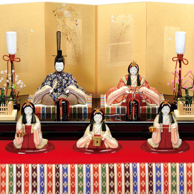 人形の田辺 / 桜琳雛 五人飾り