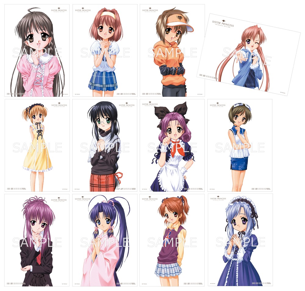 シスタープリンセス　衛　天広直人　直筆サインカード 電撃G'sマガジン』天広直人が描くシスター・プリンセス全盛期の