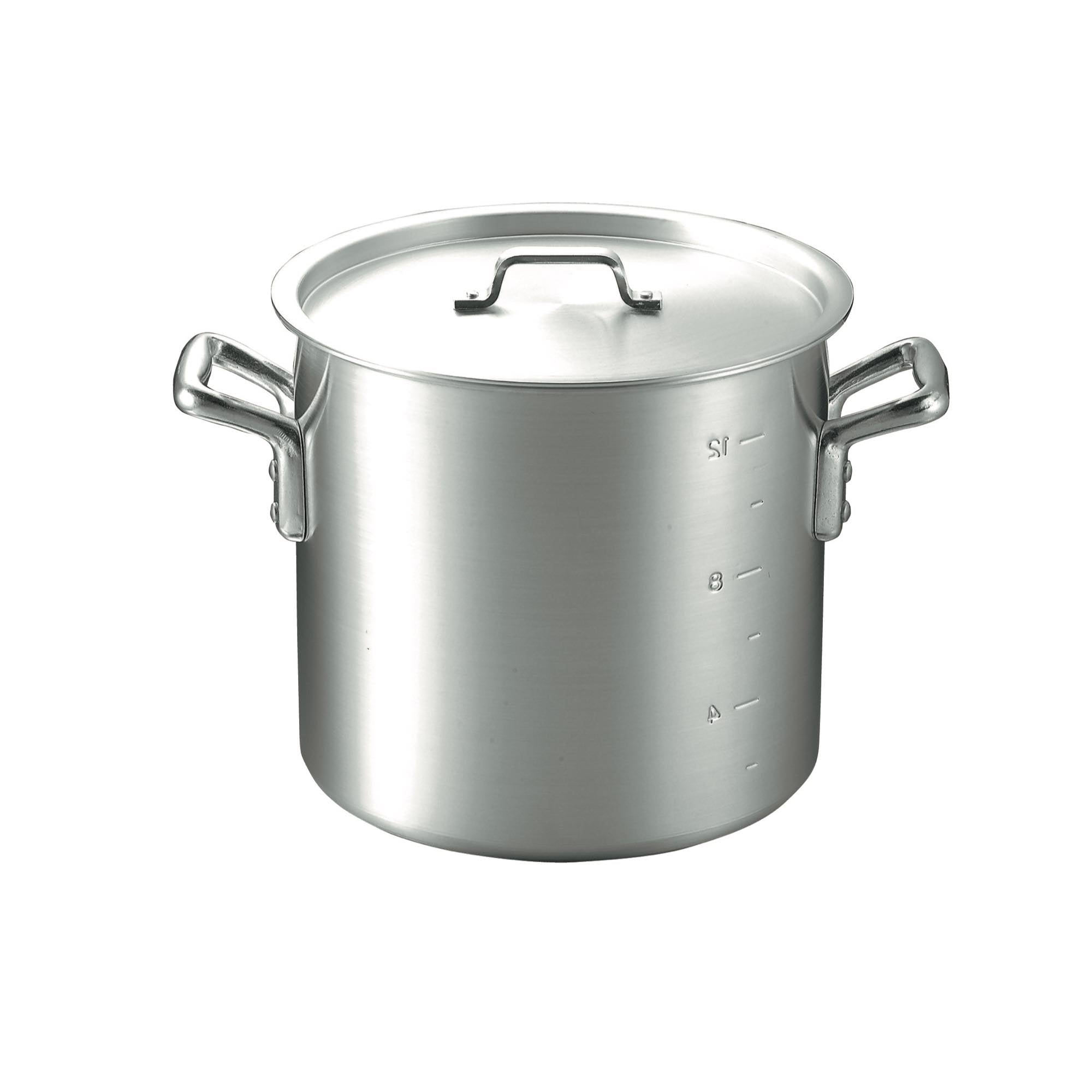 寸胴鍋 超厚底 目盛付（アルミ製） – 株式会社本間製作所