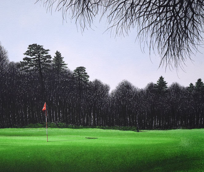 ジャック・デペルト(Jacques DEPERTHES)「17番ホールのバンカー