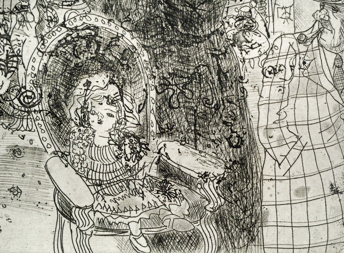 増田誠「エッチング1」銅版画 絵画買取・販売の小竹美術