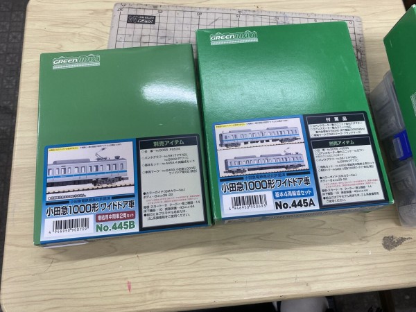 グリーンマックス 小田急1000形ワイドドア車を作る その1 : 鉄道模型を