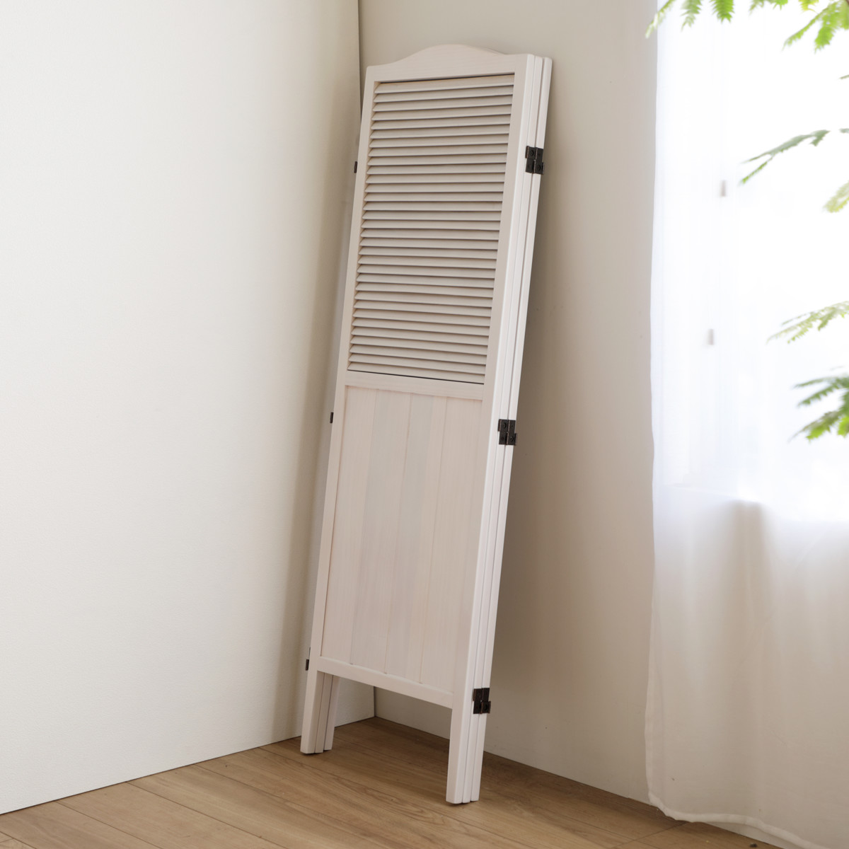 パーテーション 高さ135cm 3連 三つ折り 衝立 ミニヨン 天然木