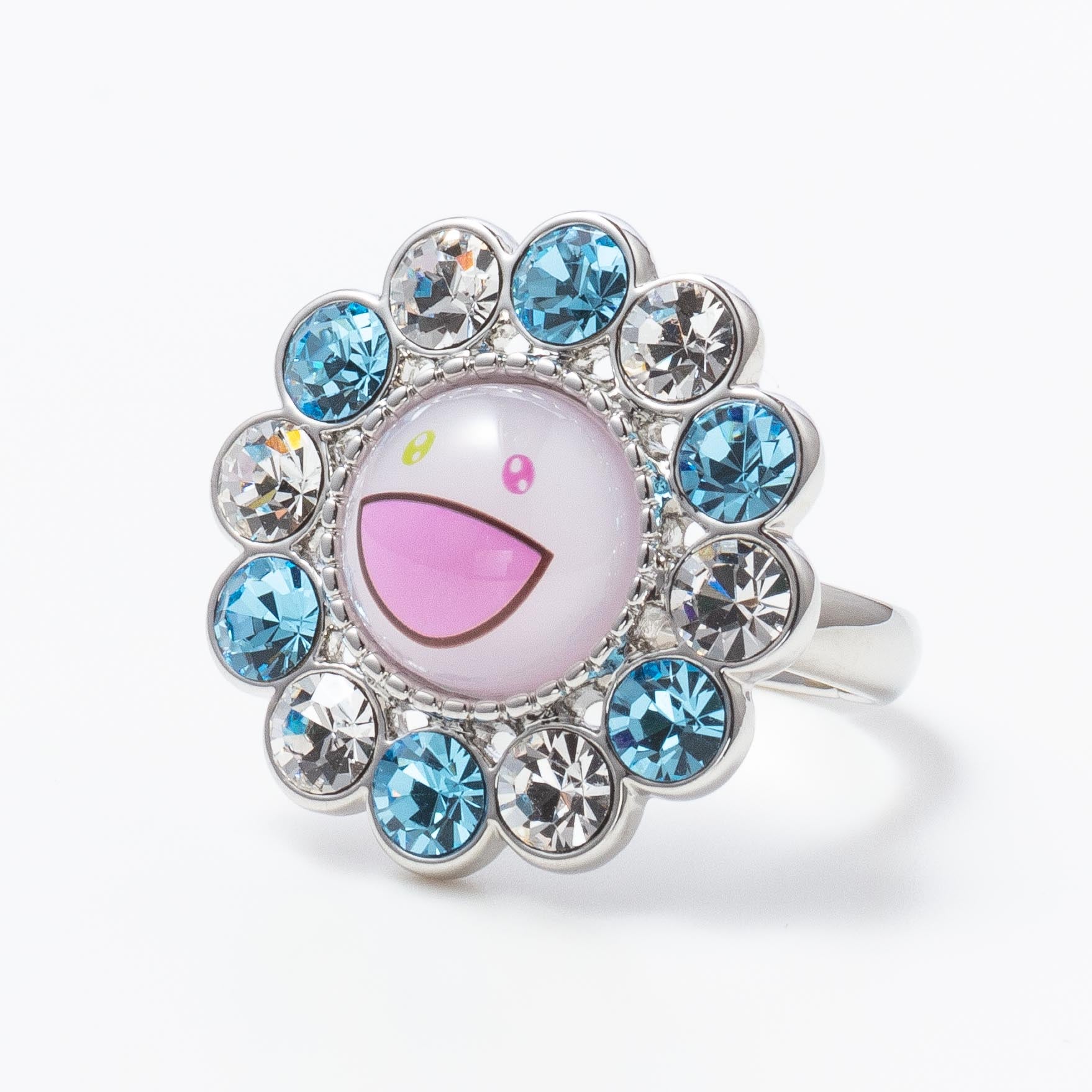 フラワー リング(ブルー×ホワイト) – Liquem