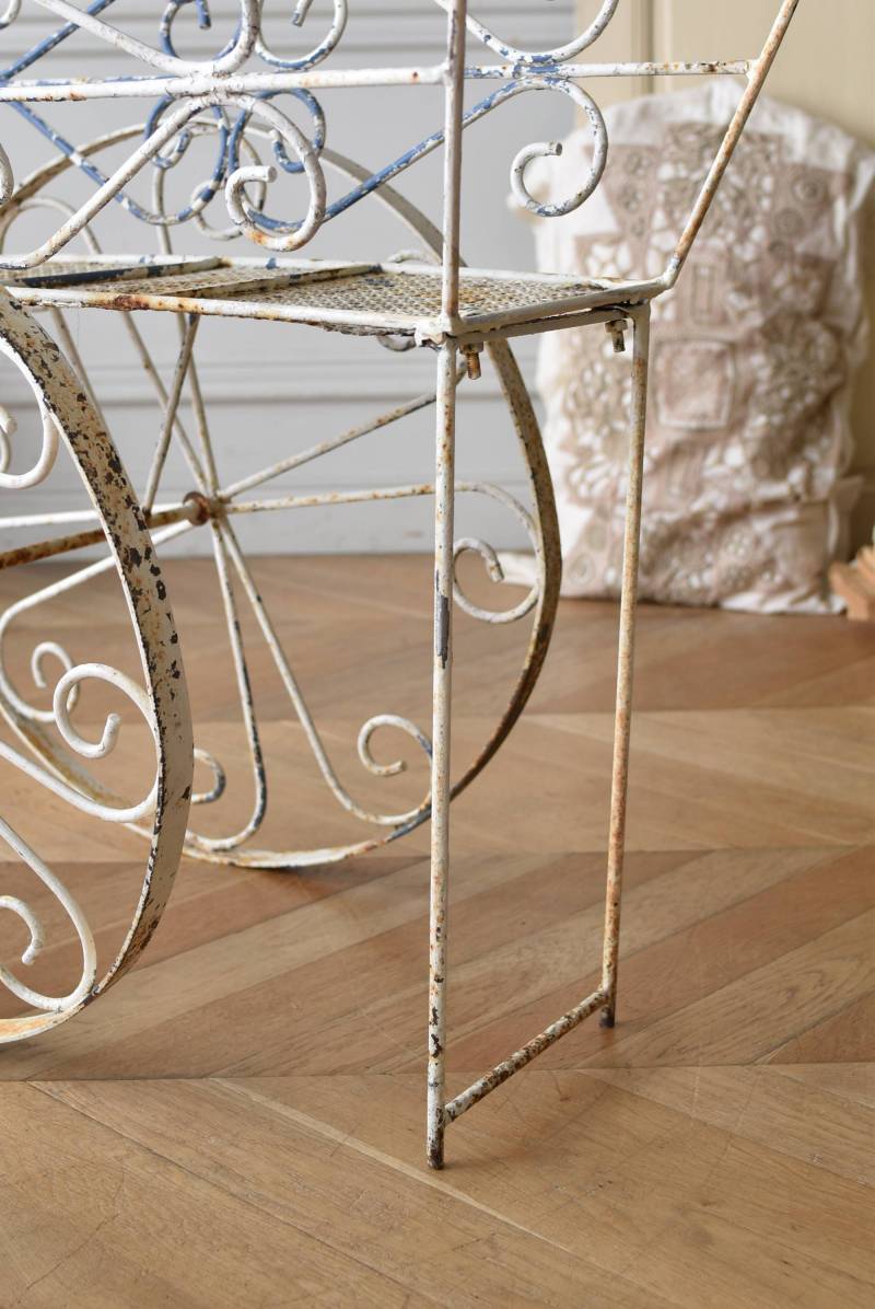 アイアンフラワーワゴン.5 フランスアンティークガーデニング 店舗什器