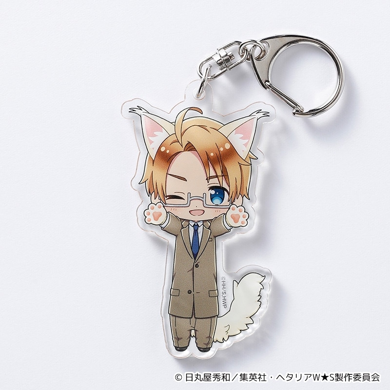 ヘタリアWorld☆Stars】のび猫アクリルキーホルダー 第2弾