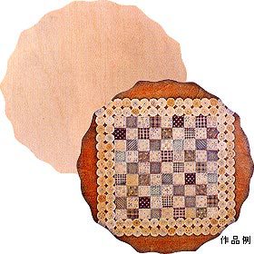 トールペイント土台 『白木 クッキープレート B-727』 Country Craft