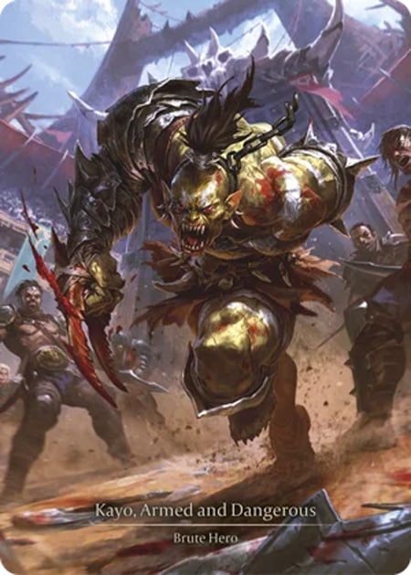 EN】《Cold Foil》[Brute] Kayo, Armed and Dangerous/武装した獣性