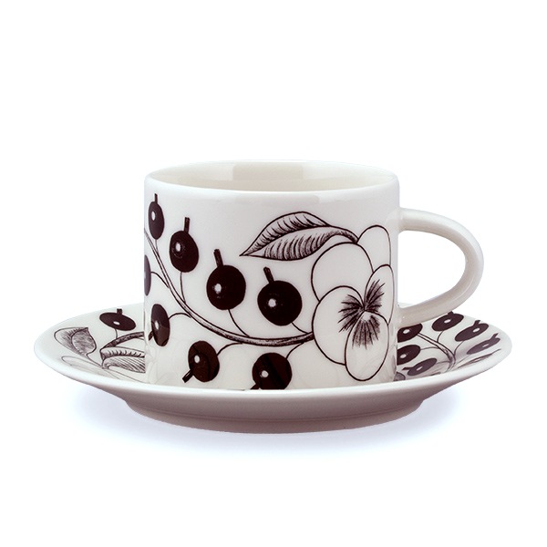 アラビア Arabia ブラック パラティッシ ブラパラ カップ & ソーサー