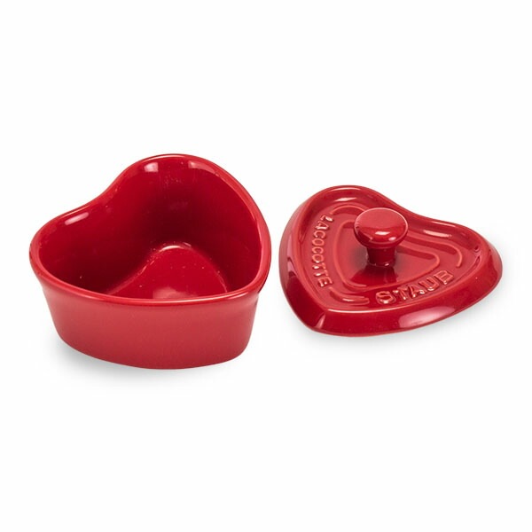 ストウブ Staub セラミック ミニココット ハート 10cm 2個セット 40511