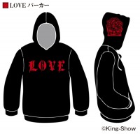 筋肉少女帯/特攻シャツ「LOVE」｜墓場の画廊ONLINE STORE