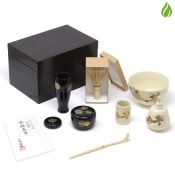 茶道具 茶箱 基本10点 セット 【 花七宝 】（メーカー直送品）【返品