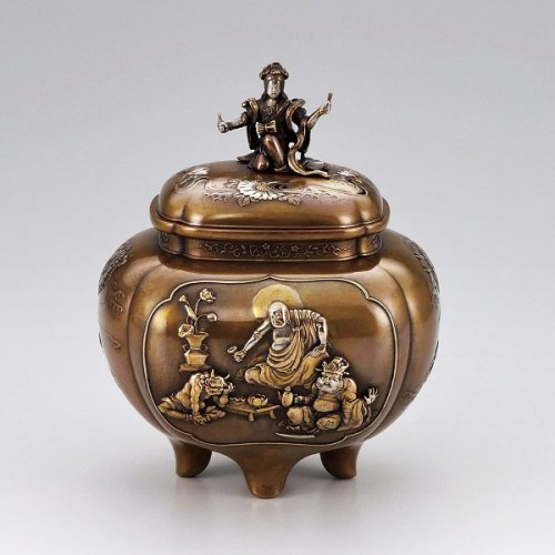 高岡銅器 大和型獅子蓋 大 | 香炉 | 伝統工芸品・和風記念品 通販