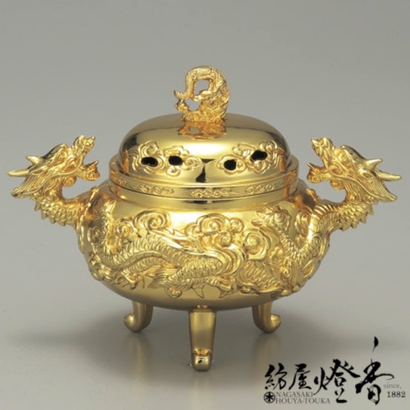 香炉/香器『高岡銅器【龍神香炉】合金製[空焚き用]』竹中銅器 | 香