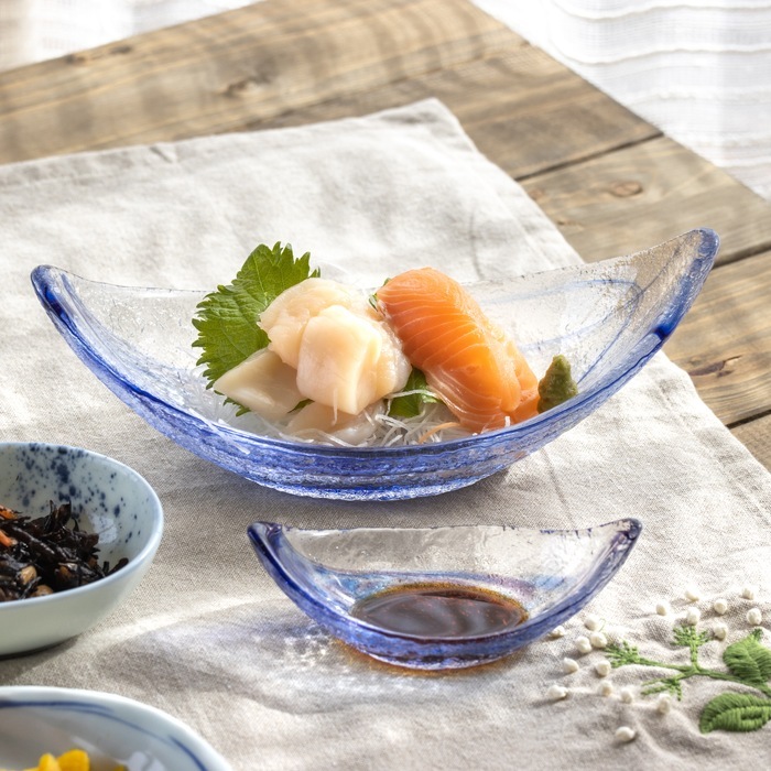 綺羅 舟形大鉢 | 北一硝子 まごころお届け便