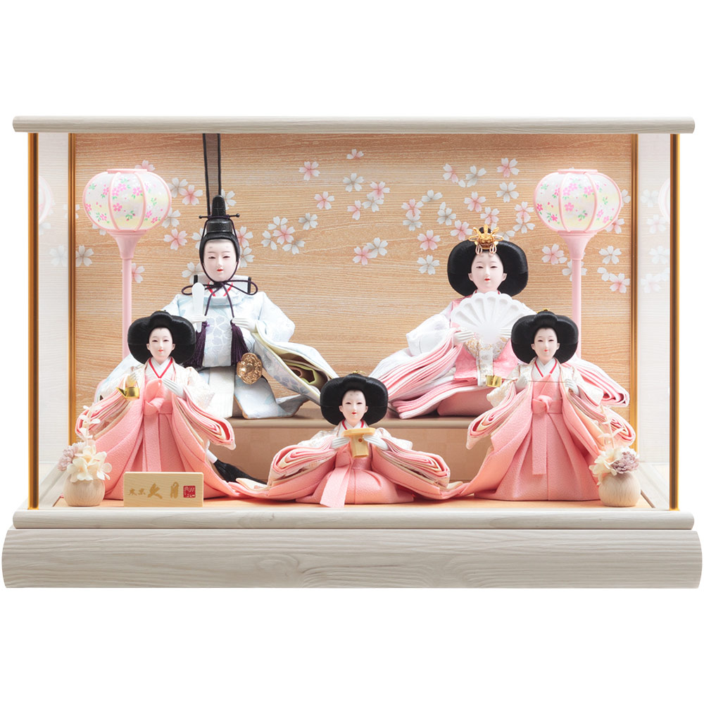 親王官女ケース飾り | 【公式】 人形の久月オンラインストア