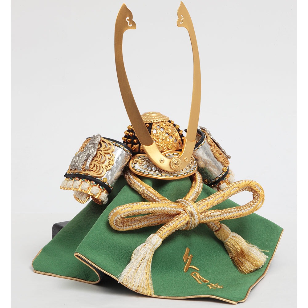 獅狛之兜飾り 4GR-K6-Z | 兜飾り | 【公式】 人形の久月オンラインストア