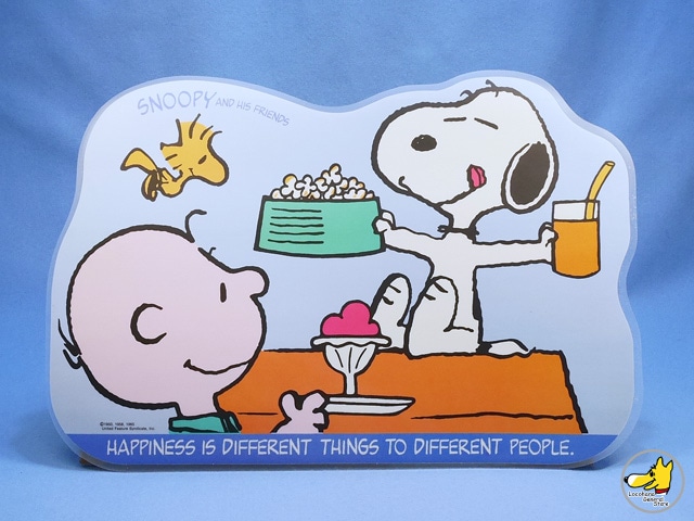 ビンテージ スヌーピー Placemat ランチョンマット スヌーピー