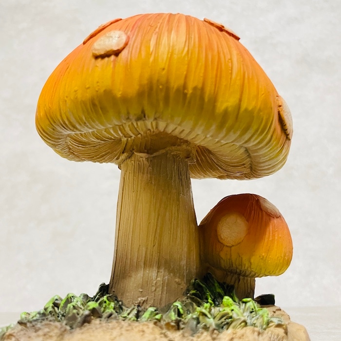 不思議なキノコの置物 高さ14.8cm ダブル woobia ウービア かわいい