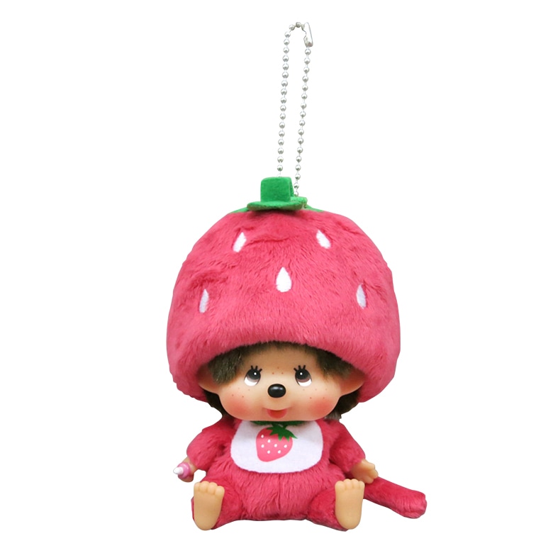 モンチッチ いちごのもんちっちさん 顔でかSSサイズ キーチェーン
