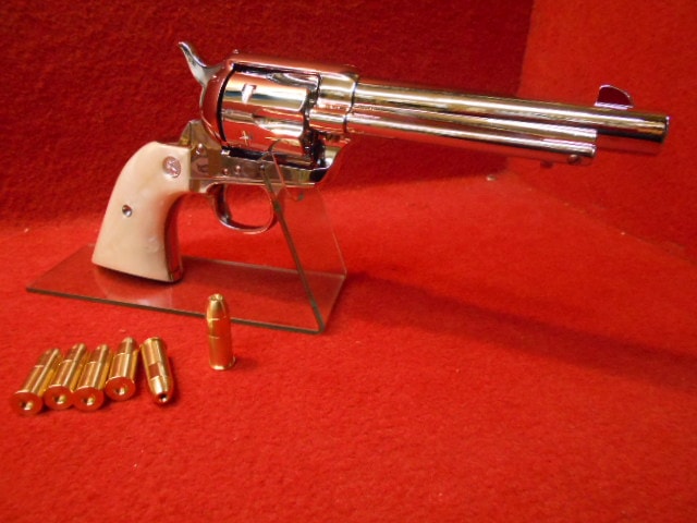 HWS SAA.45 アーティラリー オールシルバー カート6発付 発火モデル