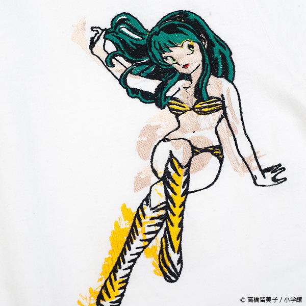 うる星やつら グリッチ刺繍Tシャツ（ラム）【販売終了】 | 特集から