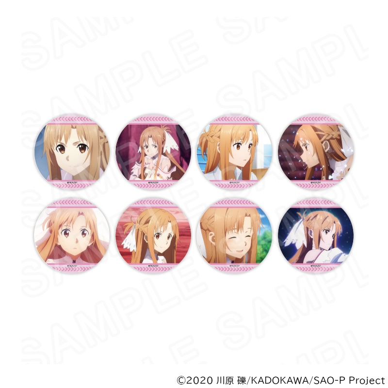 アニメ「ソードアート・オンライン 」 場面写缶バッジ (アスナver.)