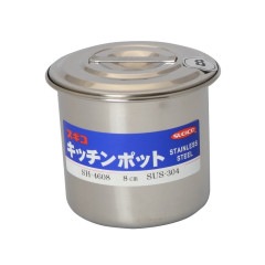18-8 深型キッチンポット 目盛付 0.38L SH-4608 | SUGICO ORIGINAL