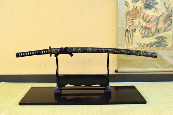 上金雲 黒紐 大刀 模造刀｜【公式】模造刀・居合刀の専門店「忍屋」