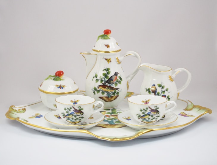 ヘレンド 「ロスチャイルドバードコーヒーセット」 | | アトリエ・ブランカ