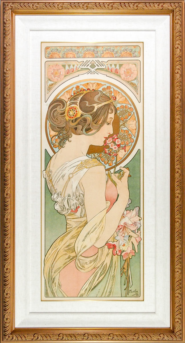 アルフォンス・ミュシャ 「桜草」 | | アトリエ・ブランカ