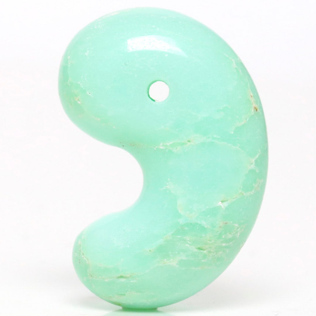 出雲型勾玉 緑 パワーストーン・天然石のアクセサリーショップ