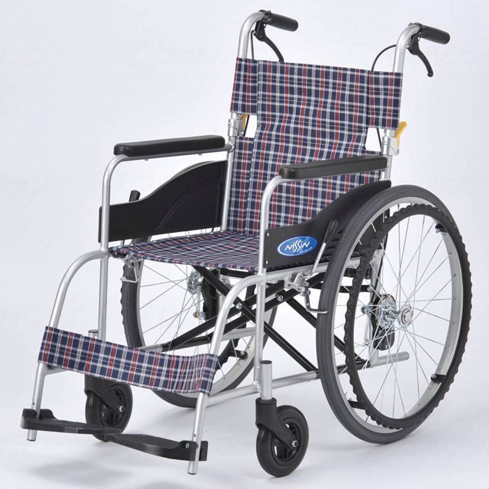 3月下旬以降順次出荷】自走用車椅子NEO－1 背折れ式・介助ブレーキ